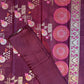 Wine Mul Cotton Banarasi Suit Set