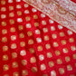 Red Pure Katan silk Banarasi suit set